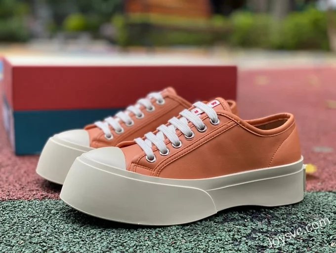 MARNI Orange White Sneakers Size 35-45