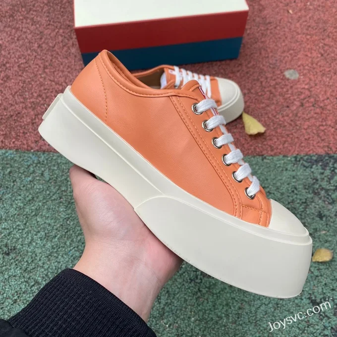 MARNI Orange White Sneakers Size 35-45