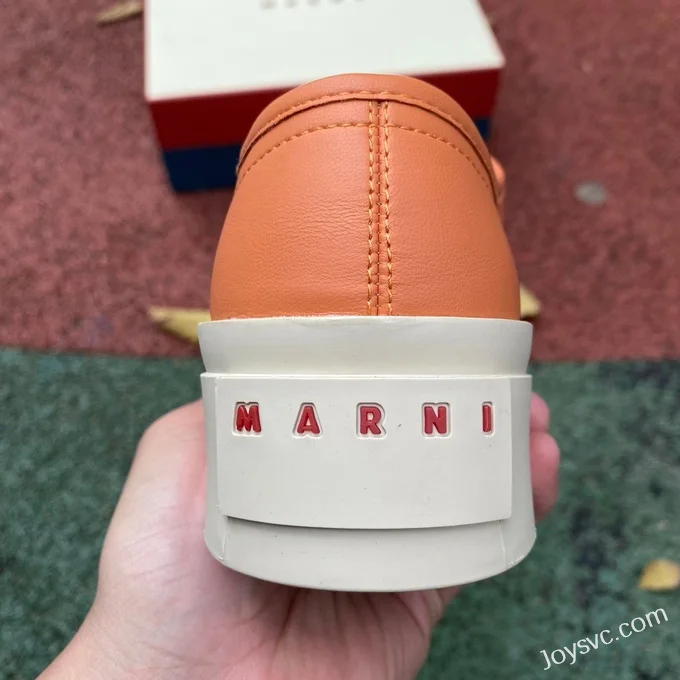 MARNI Orange White Sneakers Size 35-45