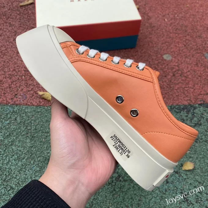 MARNI Orange White Sneakers Size 35-45