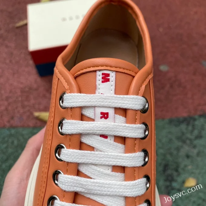 MARNI Orange White Sneakers Size 35-45