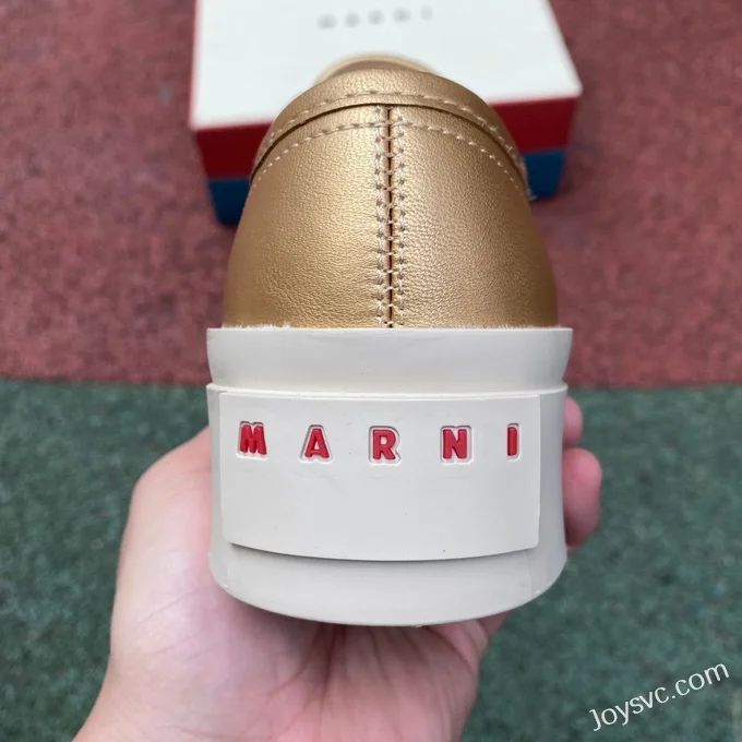 MARNI Gold Sneakers Size 35-39