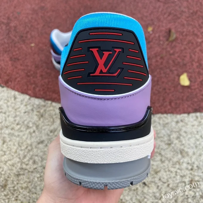 Louis Vuitton Trainer Purple Blue Low Z Version