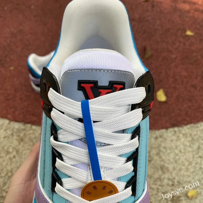 Louis Vuitton Trainer Purple Blue Low Z Version