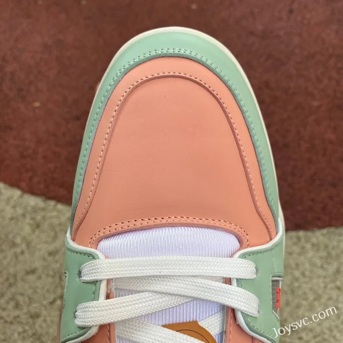 Louis Vuitton Trainer Pink Green Low Z Version