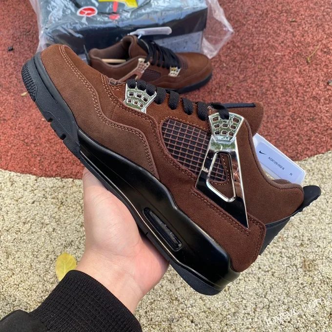 Air Jordan 4 AQ9129-002 Black Brown