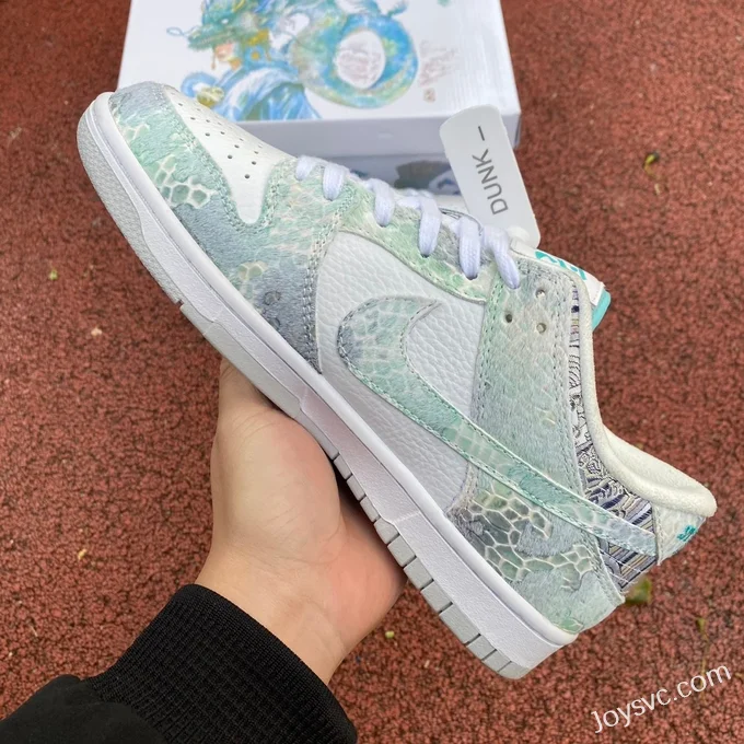 Custom Nike Dunk Low CNY Dragon Year Ao Bing Retro Sneakers DV0831