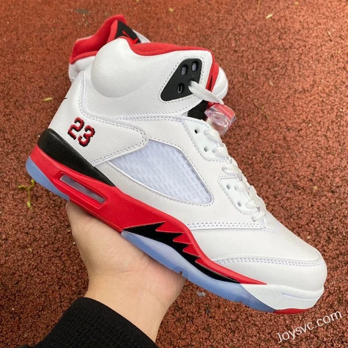 Air Jordan 5 Fire Red 440888-120 White Red