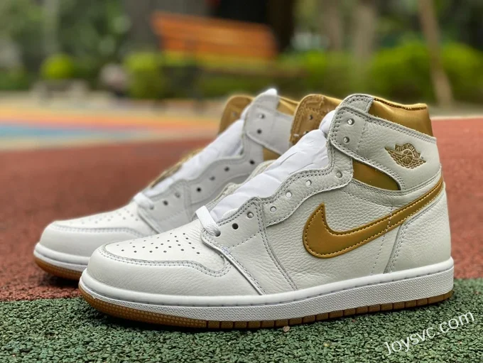 Air Jordan 1 FD2596-107 White Gold High-Top