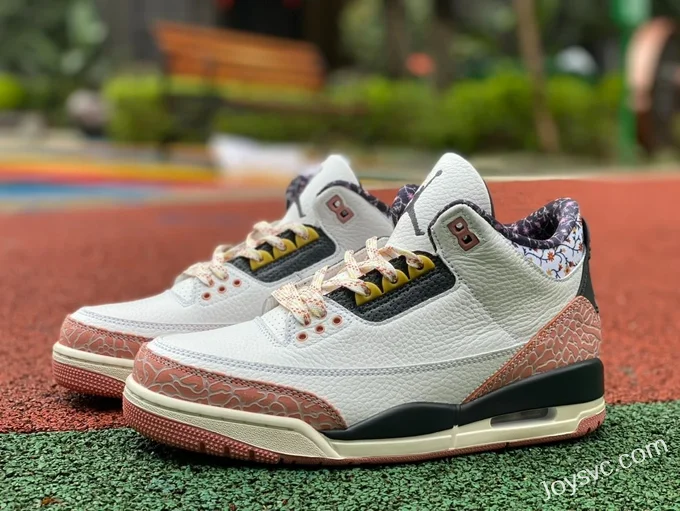 Air Jordan 3 Cherry Blossom 441140-100 White Pink