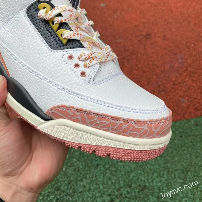 Air Jordan 3 Cherry Blossom 441140-100 White Pink