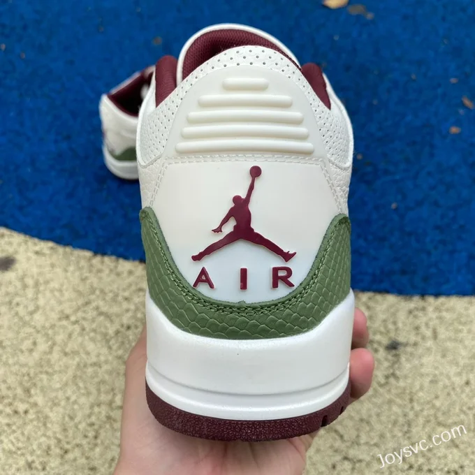 Air Jordan 3 CT8532-166 White Green Dragon