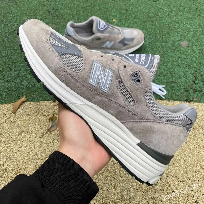 New Balance 991 Grey Green Retro Running Shoes U991GL2