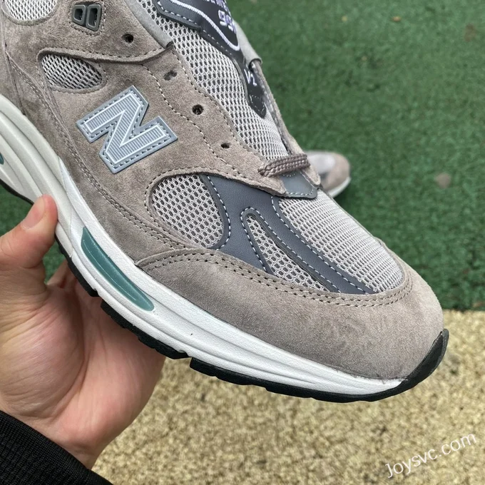 New Balance 991 Grey Green Retro Running Shoes U991GL2