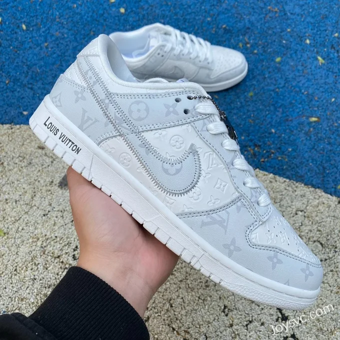 Nike Dunk x Louis Vuitton White Grey FC1688-183