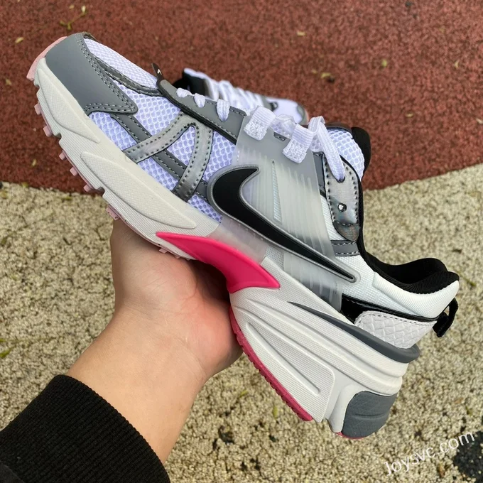 Nike V2K Run White Grey Pink Women's Sneakers FZ5061-100