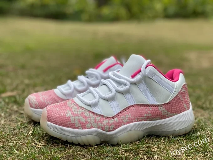 Air Jordan 11 Low Pink Snake AH7860-106