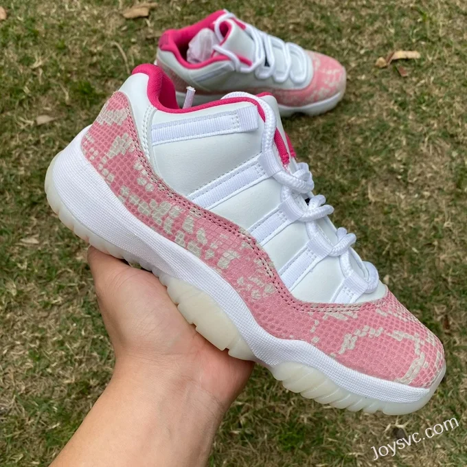 Air Jordan 11 Low Pink Snake AH7860-106