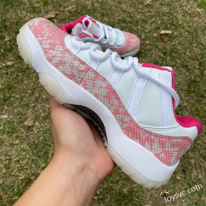 Air Jordan 11 Low Pink Snake AH7860-106