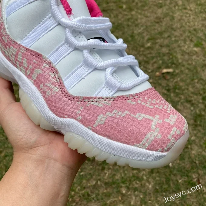 Air Jordan 11 Low Pink Snake AH7860-106