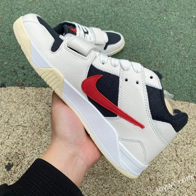 Travis Scott x Jordan Cut The Check FZ8117-101 White Black Red S2 Version