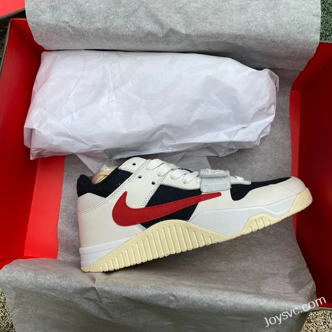 Travis Scott x Jordan Cut The Check FZ8117-101 White Black Red S2 Version