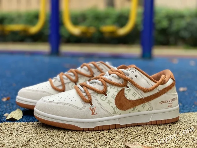 Nike Dunk x Louis Vuitton White Brown FC1688-185