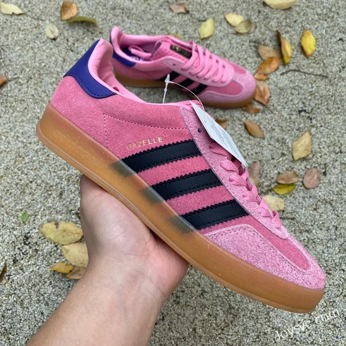 Adidas Originals Gazelle Pink Blue Retro Sneakers IE7002