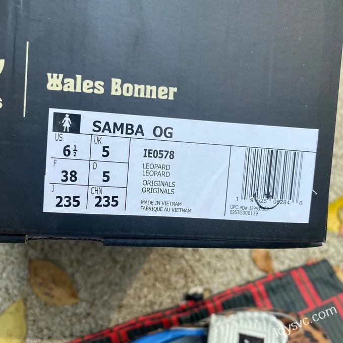 Wales Bonner x Adidas Samba Brown Blue Retro Sneakers ID0578