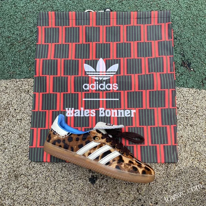 Wales Bonner x Adidas Samba Brown Blue Retro Sneakers ID0578