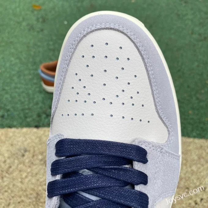 Air Jordan 1 Low FZ5042-041 White Blue Denim Retro