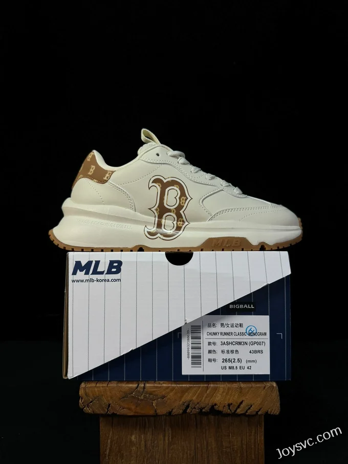 MLB 3.0 White Brown Chunky Runner Basic GP007