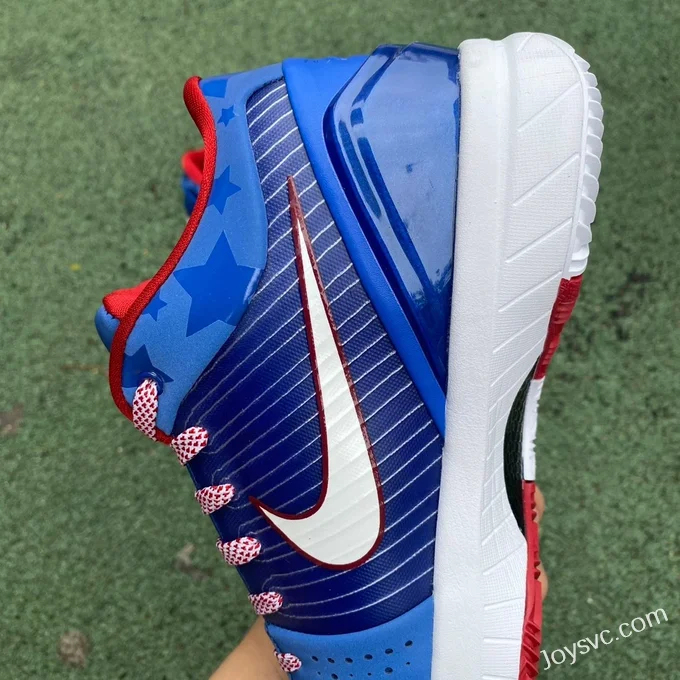 Nike Zoom Kobe 4 Proto - Blue Red Basketball Shoes