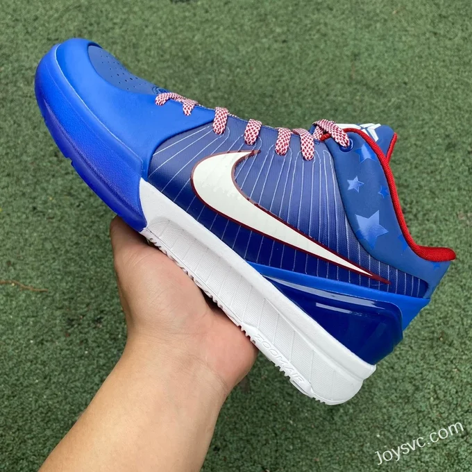 Nike Zoom Kobe 4 Proto - Blue Red Basketball Shoes