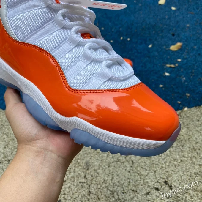 Air Jordan 11 White Orange High 378037-002