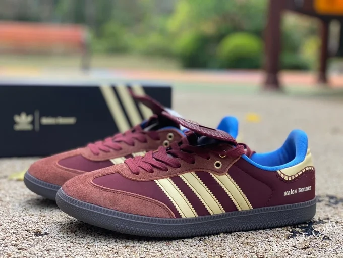 Adidas Samba Brown Red Yellow Retro Sneakers IE0579