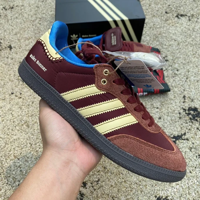 Adidas Samba Brown Red Yellow Retro Sneakers IE0579