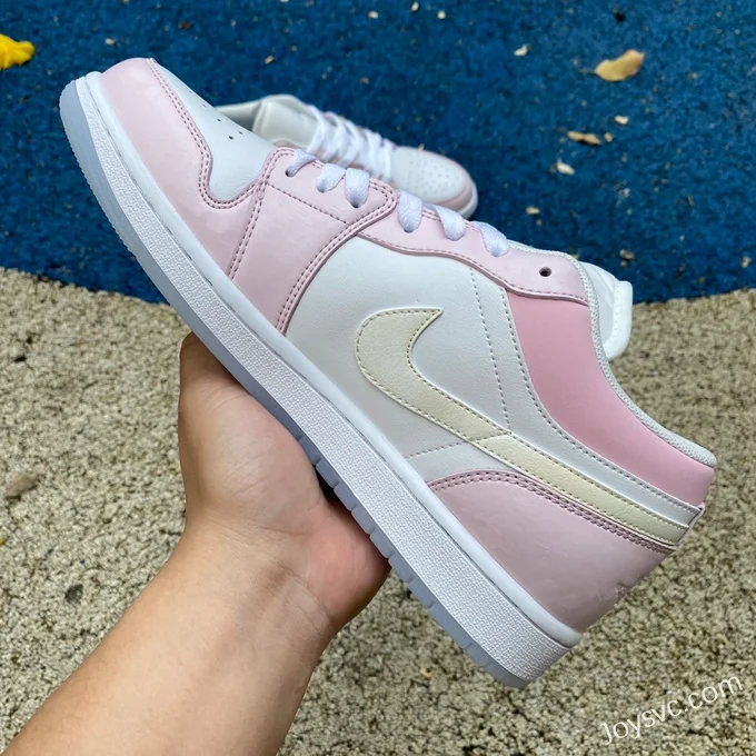 Air Jordan 1 Low FQ9112-100 White Pink Sand Frozen