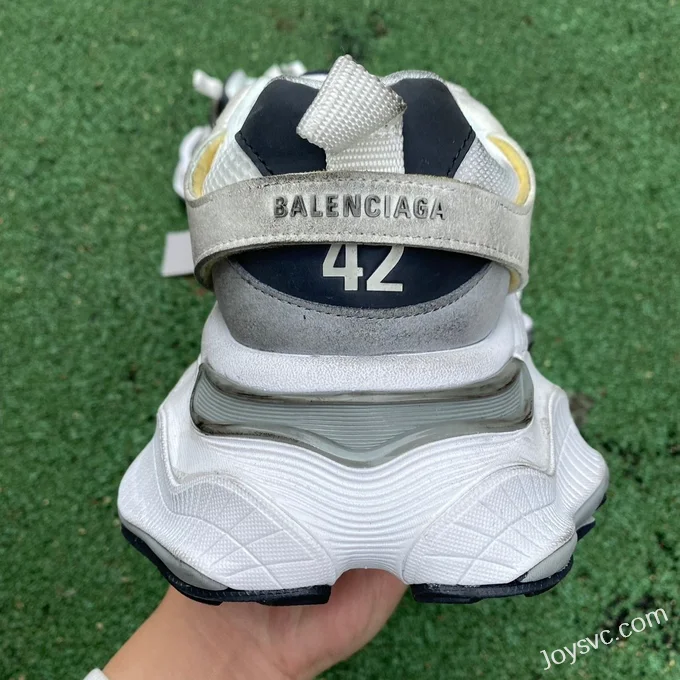 Balenciaga Cargo White Grey Yellow Sneakers