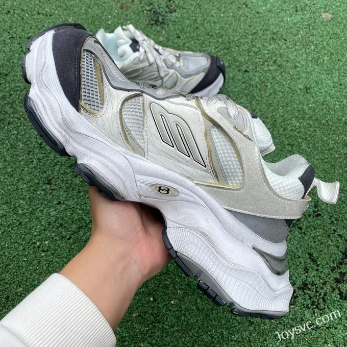 Balenciaga Cargo White Grey Yellow Sneakers