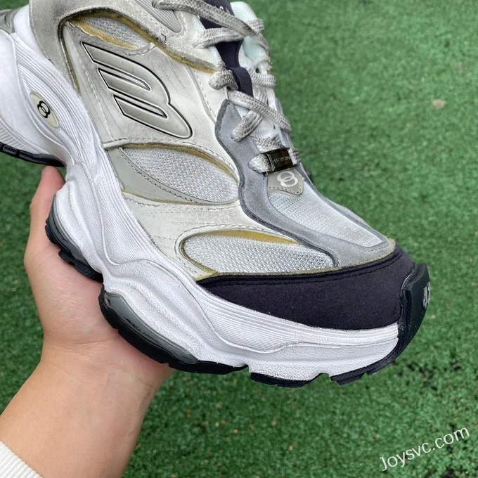 Balenciaga Cargo White Grey Yellow Sneakers