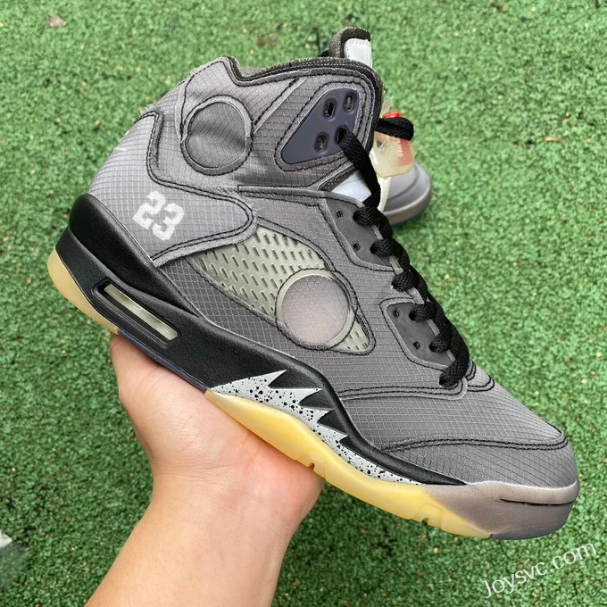 OFF-White x Air Jordan 5 CT8480-100 Black