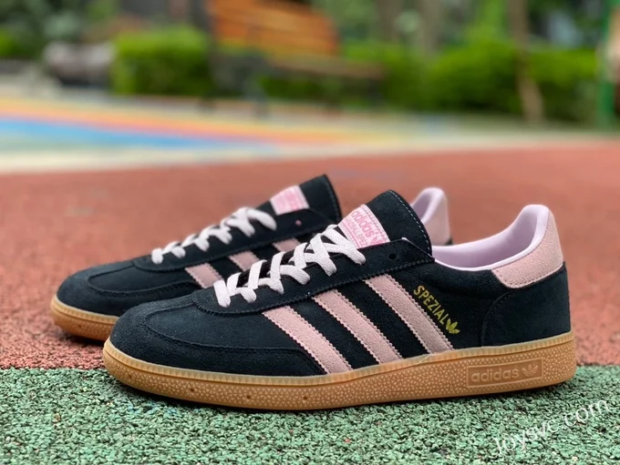 Adidas Handball Spezial Black Pink Retro Sneakers IE5897