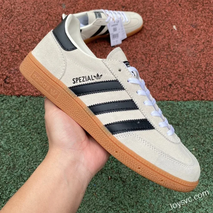 Adidas Handball Spezial Beige Black Gum Retro Sneakers IF6562