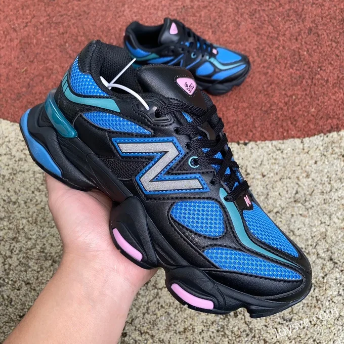 New Balance 9060 Black Blue Pink Pure Original Retro Dad Shoes U9060AGC