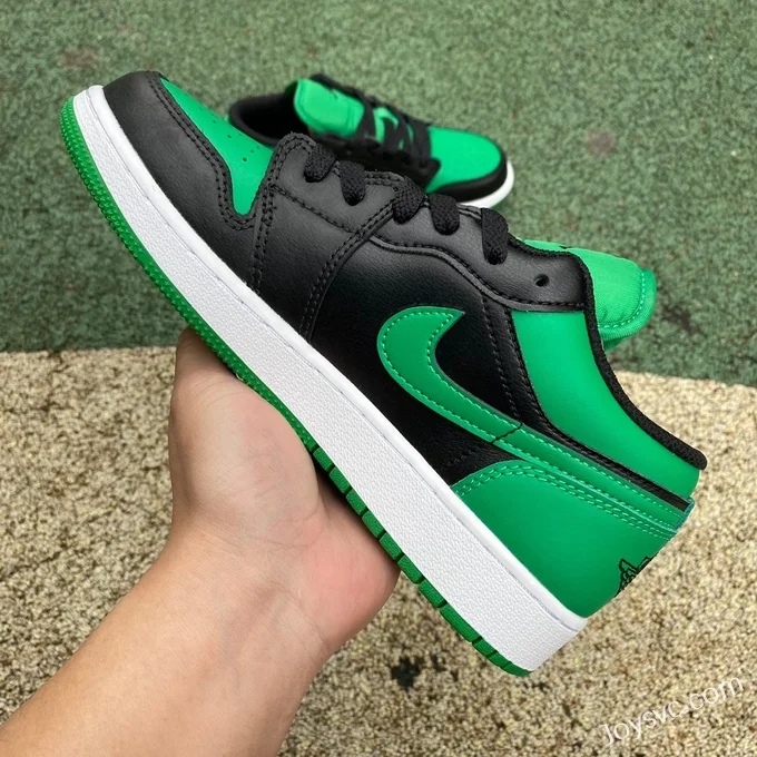 Air Jordan 1 Low 553560-065 Black Green DT Version