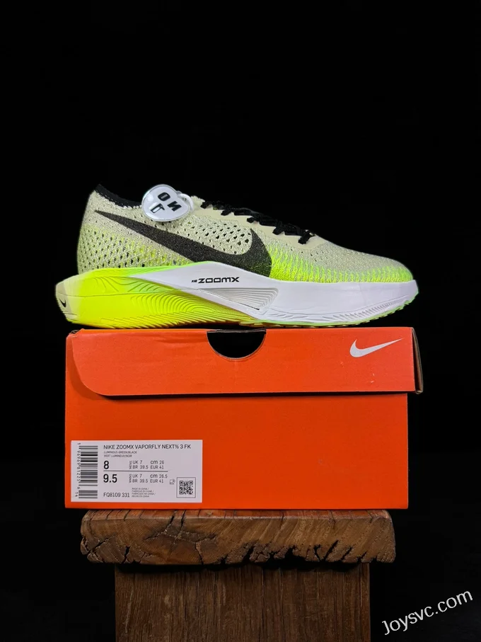 Nike ZoomX Vaporfly Next% 3 Green Pink Professional Running Shoes FQ8109-331