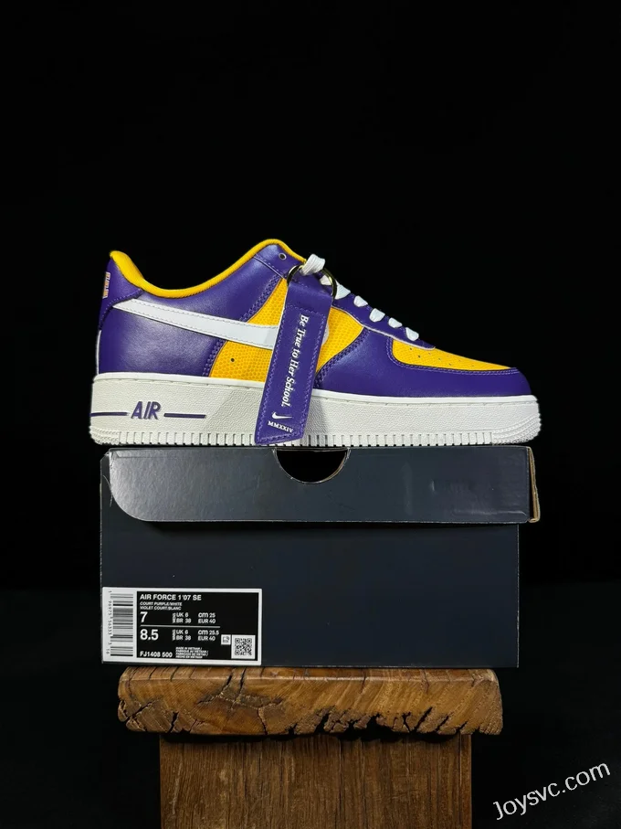 Nike Air Force 1 Low Lakers Purple Gold FJ1408-500