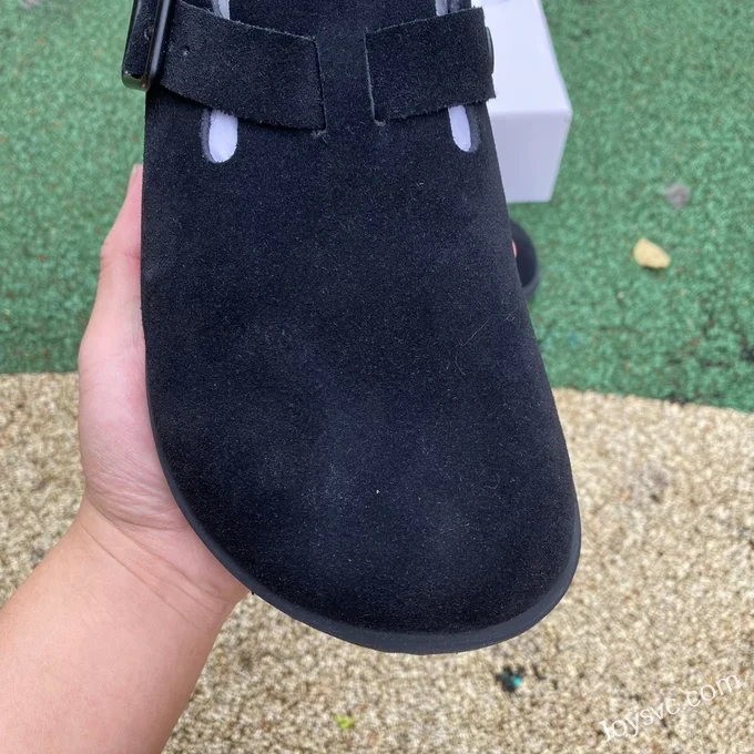 Birkenstock x Dior Tokio Black Flat Round Toe Casual Shoes