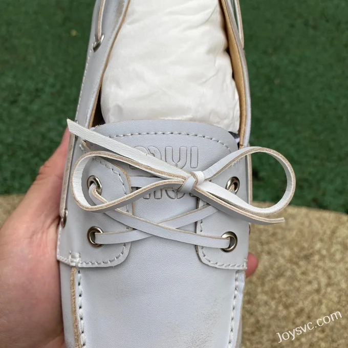 MIU MIU Beige Driving Shoes